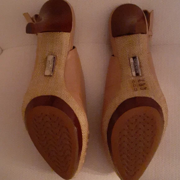 Geox Rose Gold sling backs